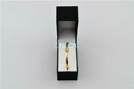 Rectangle Luxury Jewelry Packaging White Velvet Lining / Bangle Jewelry Box
